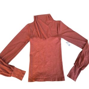 Intimately Free People Lace Top XS Long Sleeve